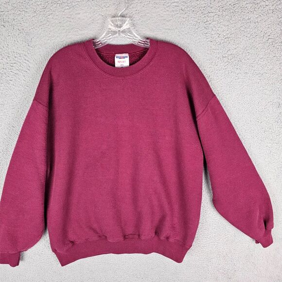 Jerzees Other - VINTAGE Jerzees Sweatshirt Men XL Extra Large Crew Neck Pullover Blank USA